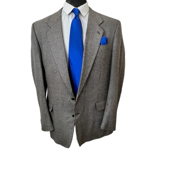 VINTAGE..ANDRE’ VACHON MENS SPORT BLAZER WOOL & SILK IN EXCELLENT CONDITION. - Picture 9 of 12